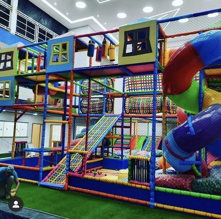 Brinquedão Kid Play multiandar instalado, obra entregue pela Upa Upa Brinquedos