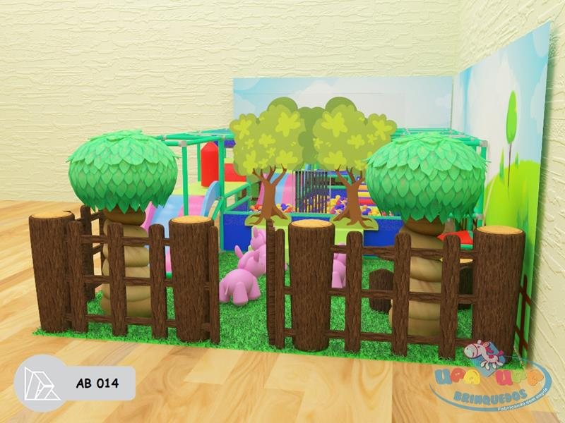Projeto 3D do modelo AB 014 — vista A