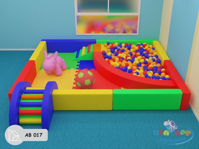 Projeto 3D do modelo AB 017 — vista A