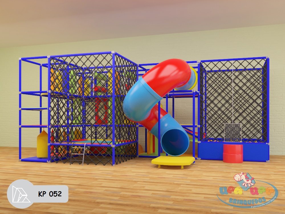 Projeto 3D do modelo KP 052 — vista A