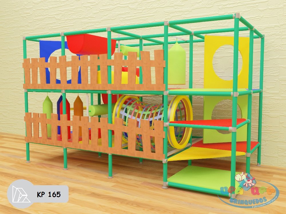 Projeto 3D do modelo KP 165 — vista A