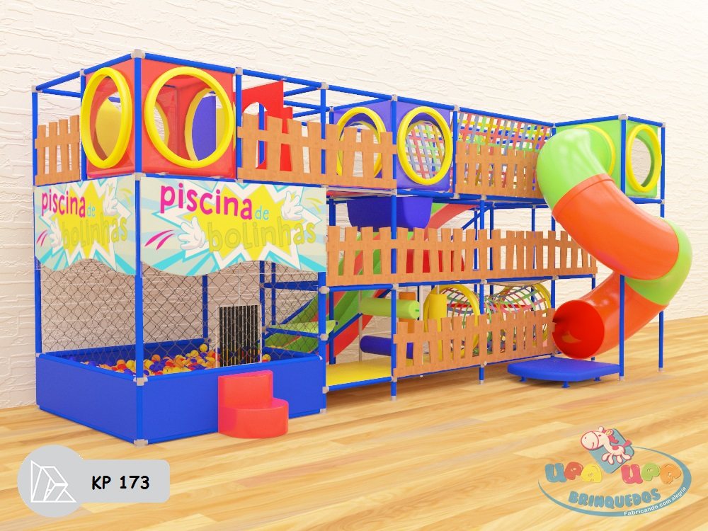 Projeto 3D do modelo KP 173 — vista A