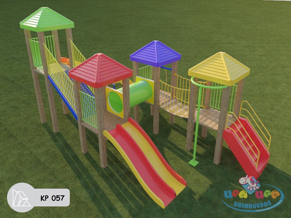 Projeto 3D do modelo KP 057 — vista A