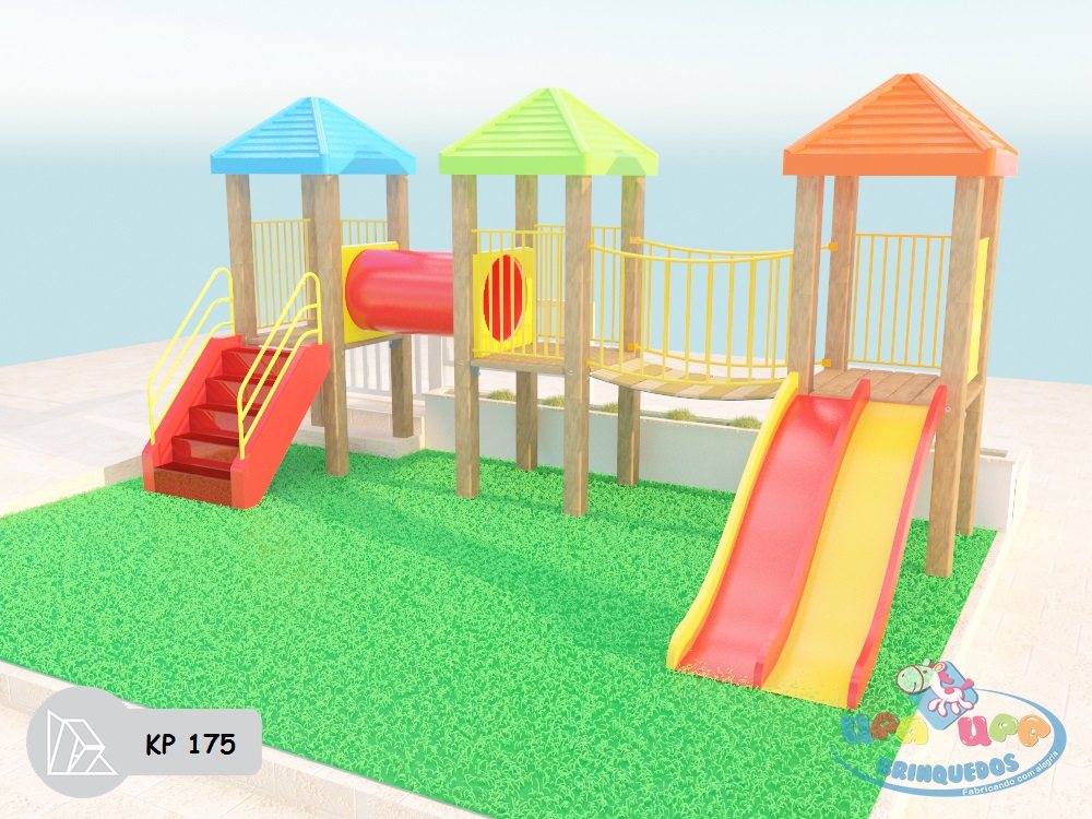 Projeto 3D do modelo KP 175 — vista A