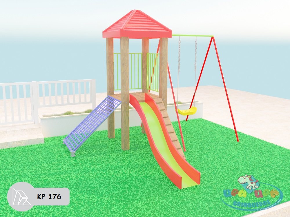 Projeto 3D do modelo KP 176 — vista A